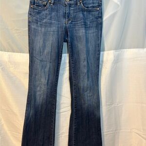 Citizens of Humanity Dita Petite Bootcut Jeans Women 27 Dark Blue Boho Low Rise